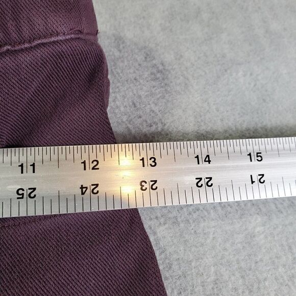 Spanx Leggings Womens Small Petite Maroon Skinny Pull On Ankle Jeggings - Picture 3 of 7